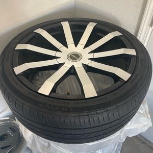 20 Inch Rims & Tires Set